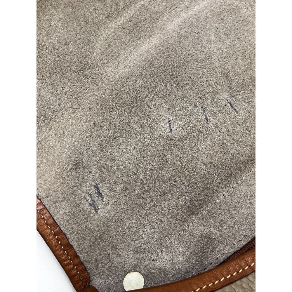 Dooney & Bourke Authenticated Vintage‎ ALW Taupe Saddle Bag Cavalry Troop USA - Picture 9 of 15